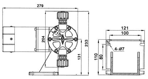 JBB系列機(jī)械驅(qū)動隔膜式計(jì)量泵